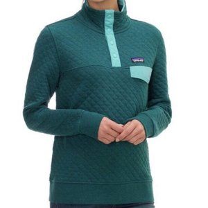 Patagonia Quilted Teal Pullover - Size S